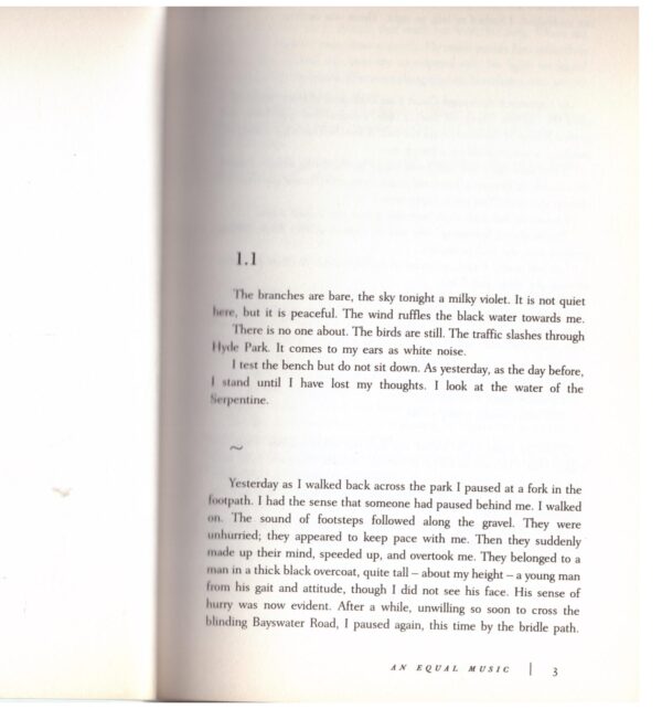 An Equal Music – Vikram Seth secondhand book