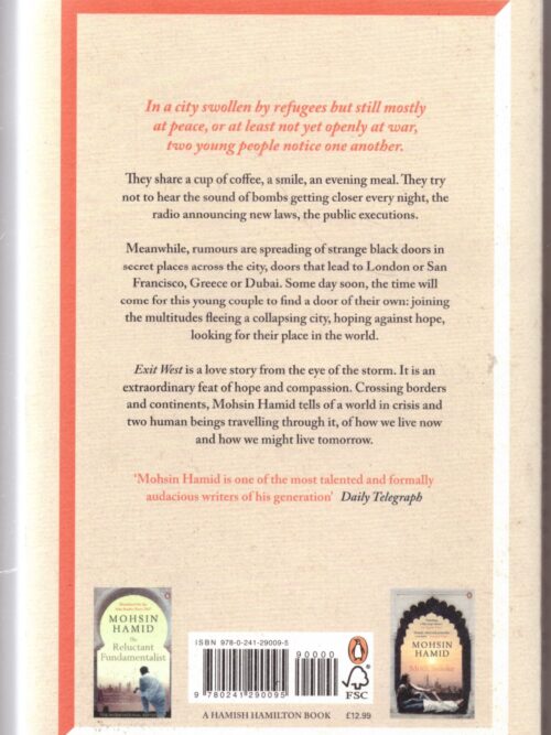 Exit West – Mohsin Hamid secondhand book