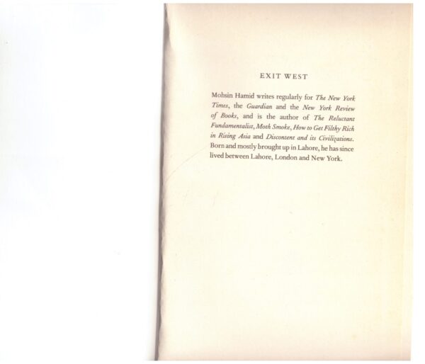 Exit West - Mohsin Hamid