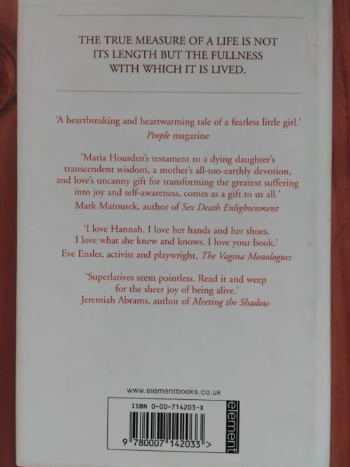 Hannah’s Gift – Maria Housden secondhand book