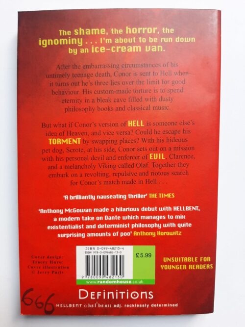 HellBent – Anthony McGowan secondhand book