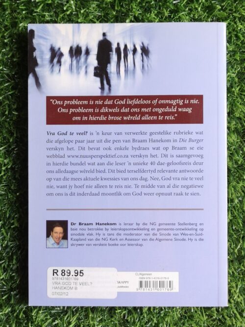 Vra God te veel? – Braam Hanekom secondhand book