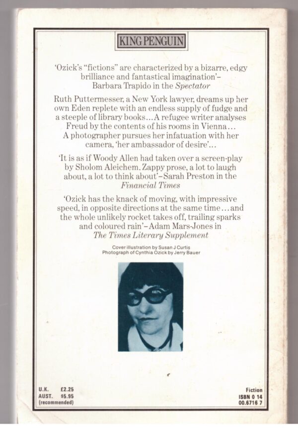 Levitation: Five Fictions – Cynthia Ozick secondhand book