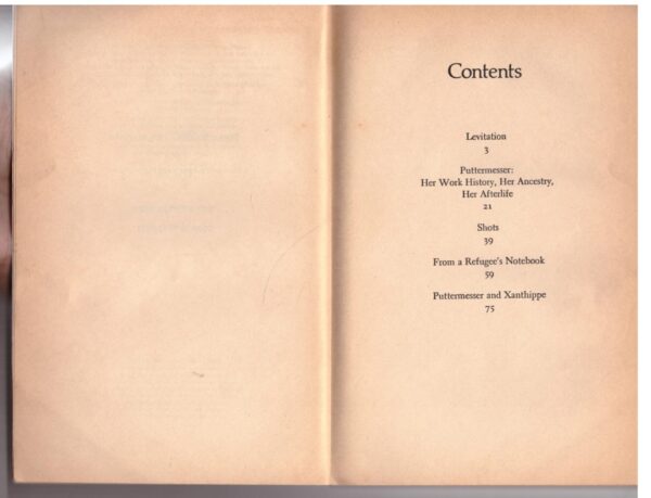 Levitation: Five Fictions – Cynthia Ozick secondhand book