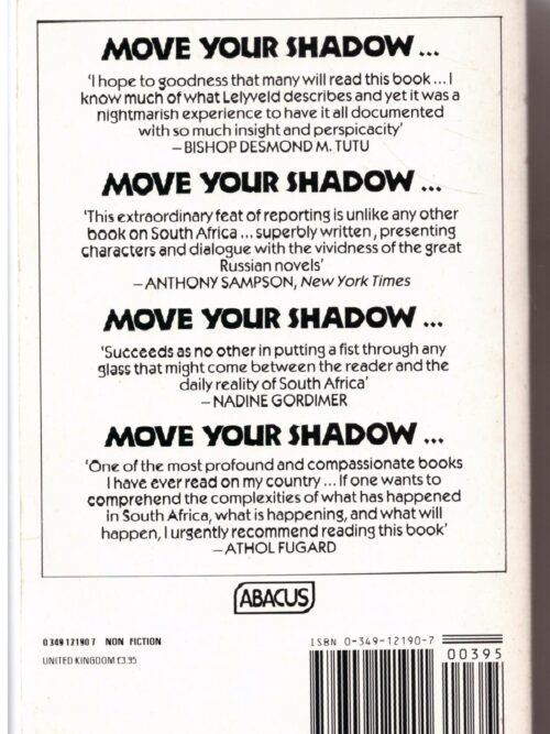 Move Your Shadow: South Africa, Black and White – Joseph Lelyveld secondhand book