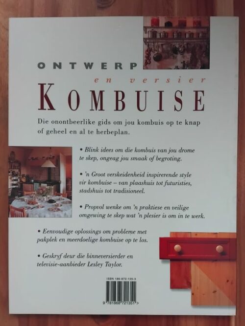 Ontwerp en versier kombuise – Lesley Taylor secondhand book