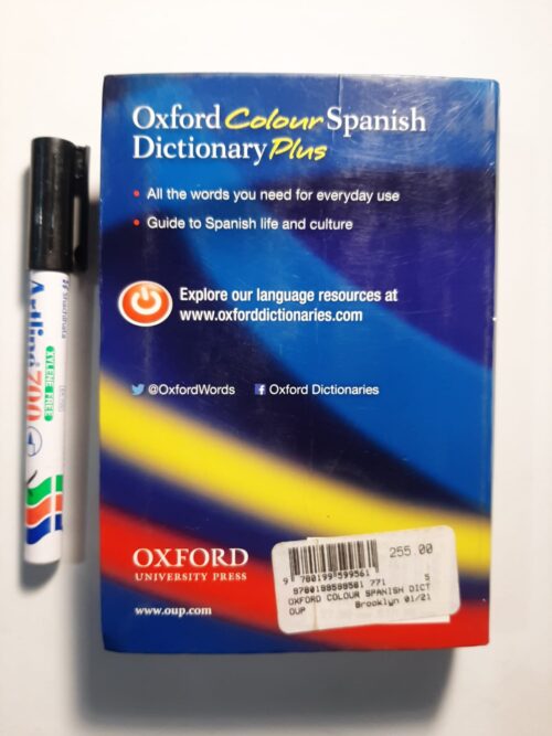 Oxford Colour Spanish Dictionary Plus secondhand book
