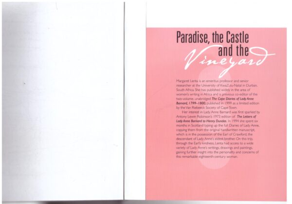 Paradise, the Castle and the Vineyard - Margaret Lenta