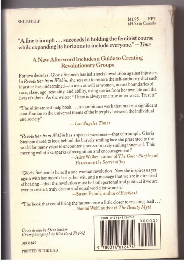 Revolution From Within - Gloria Steinem