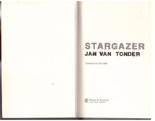 Stargazer – Jan van Tonder secondhand book