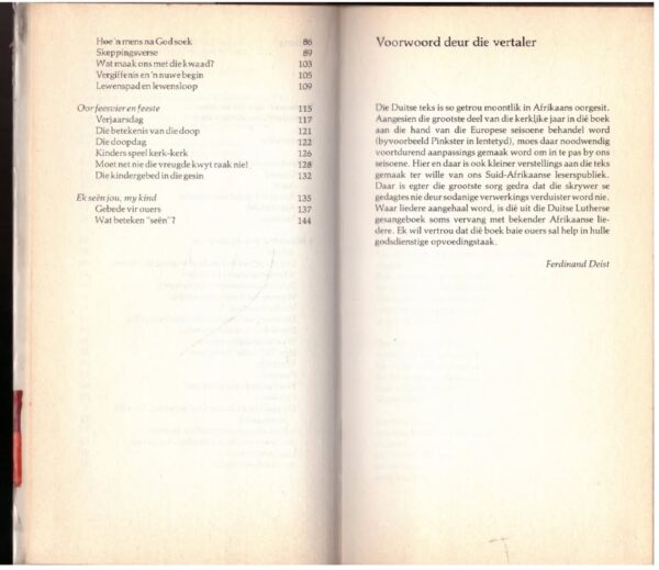 Die Stem van die Son – Heidi en Jorg Zink, Ferdinand Deist secondhand book