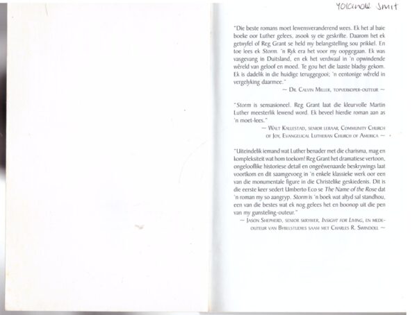 Storm – Reg Grant secondhand book