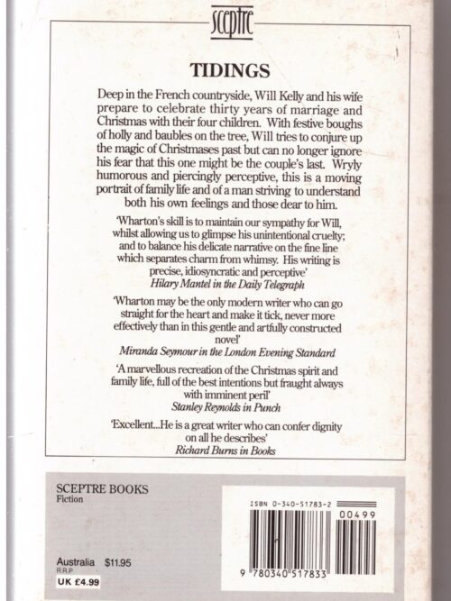Tidings – William Wharton secondhand book
