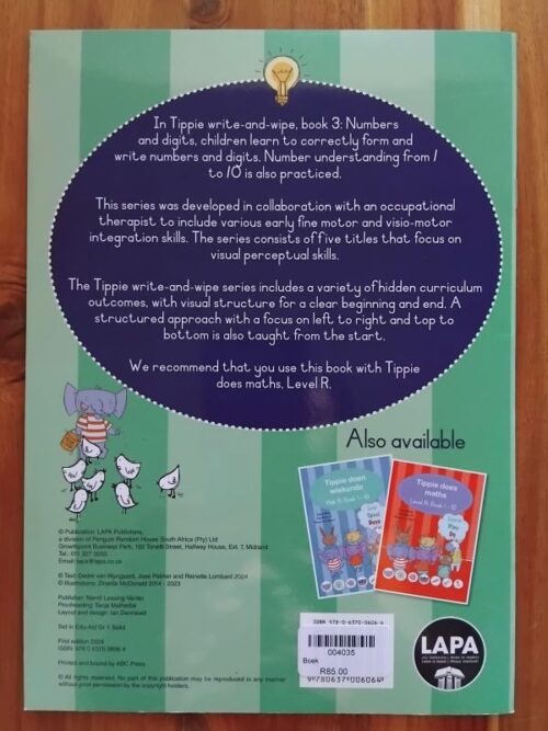 Tippie Write and Wipe – Numbers and Digits secondhand book