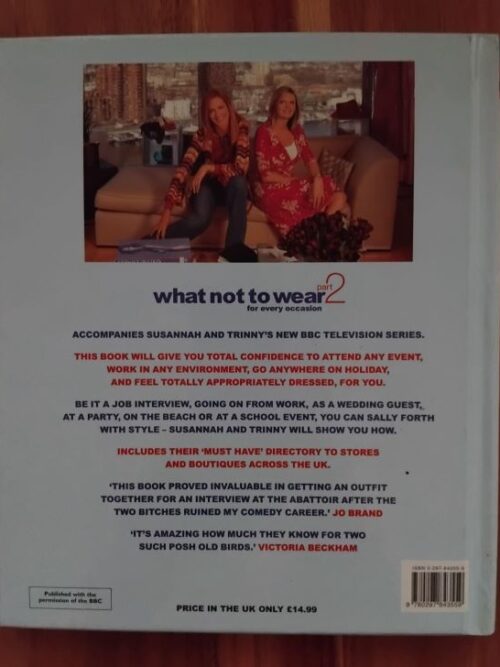 What not to wear: Part 2 – Trinny Woodall & Susannah Constantine secondhand book