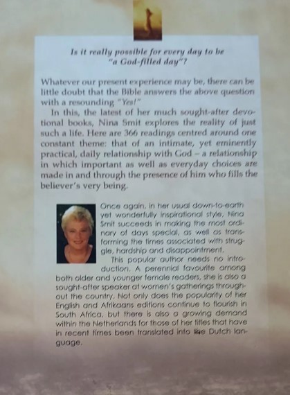 Every Day a God-filled Day – Nina Smit secondhand book