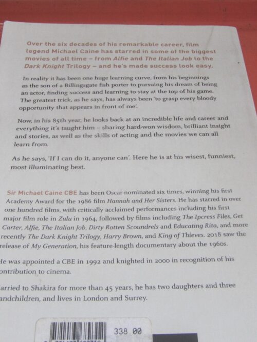 Blowing the Bloody Doors Off – Michael Caine secondhand book