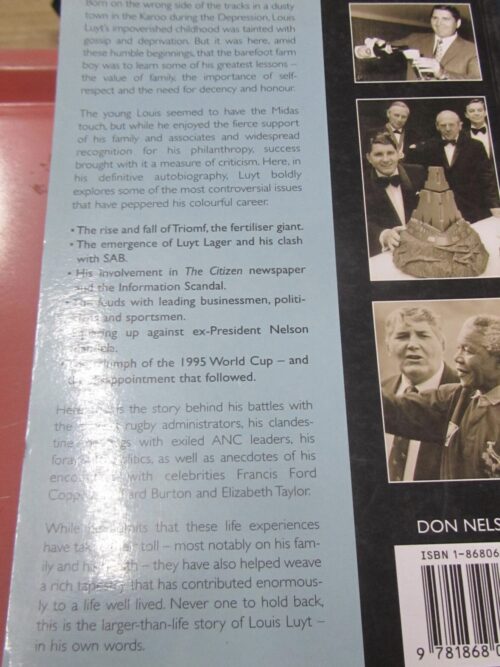 Walking Proud – The Louis Luyt Autobiography secondhand book