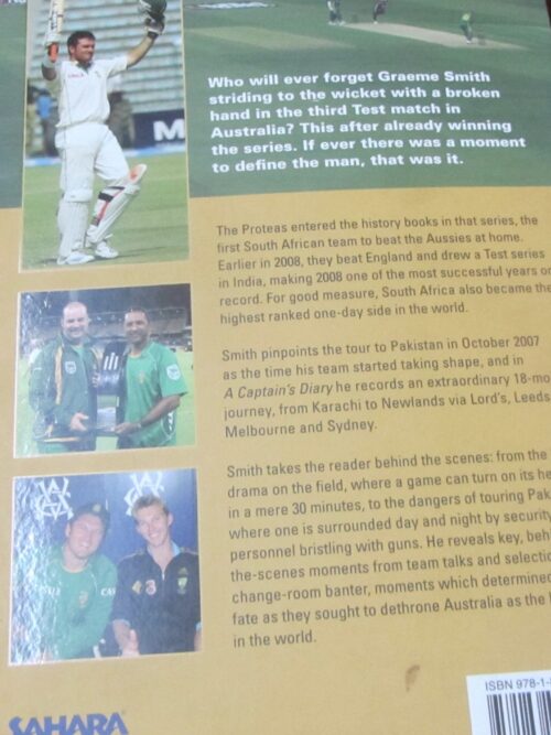 A Captain’s Diary 2007 to 2009 – Graeme Smith **SIGNED** secondhand book