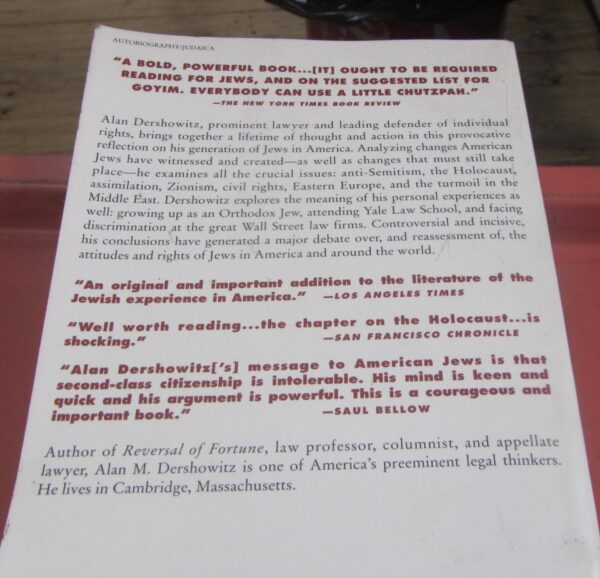 Chutzpah – Alan M Dershowitz secondhand book