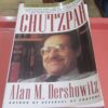 Chutzpah – Alan M Dershowitz secondhand book