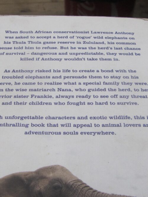The Elephant Whisperer – Lawrence Anthony secondhand book