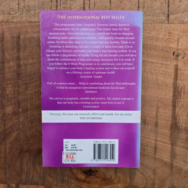 8 Weeks To Optimum Health - Andrew Weil