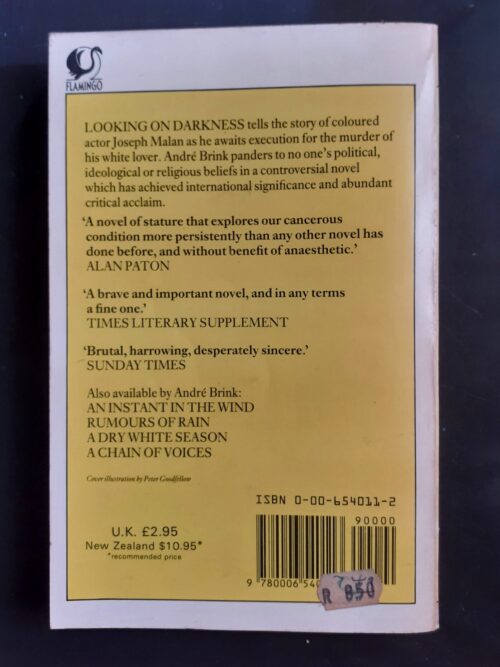 Looking On Darkness – André Brink secondhand book