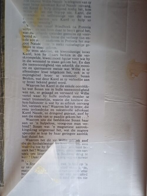 Die Robynhalssnoer – Vincent Van Der Westhuizen secondhand book