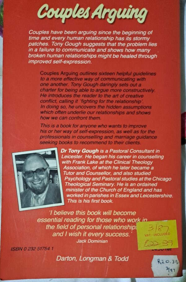 Couples Arguing – Tony Gough secondhand book