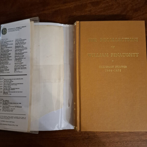 The Recollections Of An Elephant Hunter – William Finaughty secondhand book