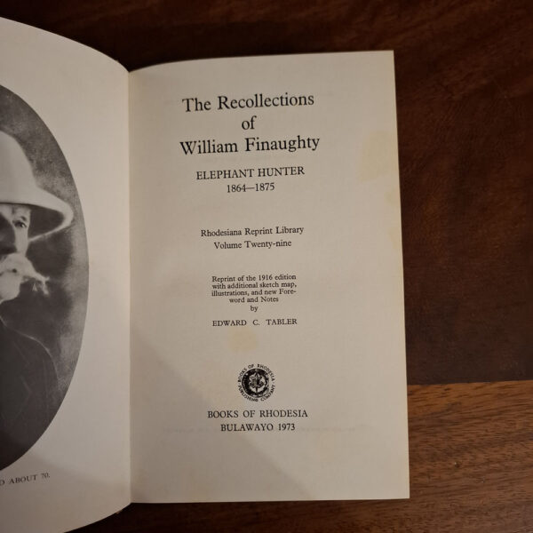 The Recollections Of An Elephant Hunter – William Finaughty secondhand book