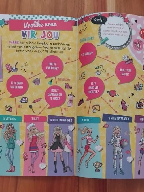 Ultra-Aktiwiteite: Barbie secondhand book