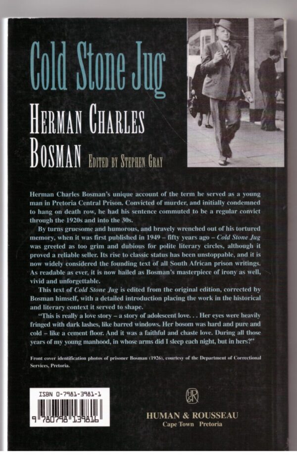 Cold Stone Jug – Herman Charles Bosman secondhand book