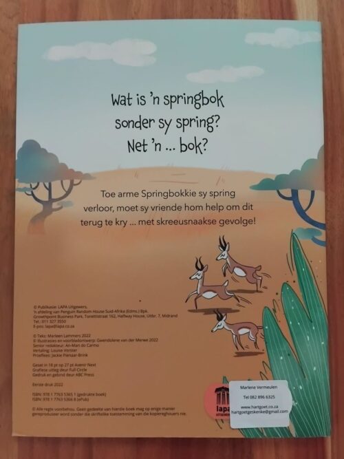 Die Bok Wat Sy Spring Verloor Het – Marleen Lammers secondhand book