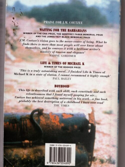 Disgrace – J.M. Coetzee secondhand book