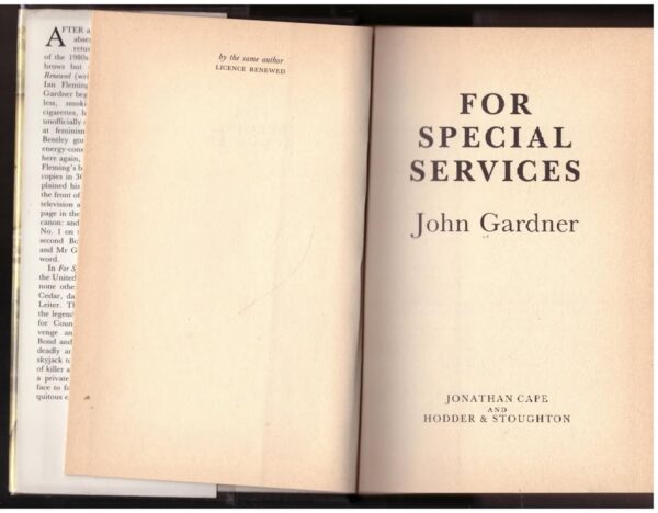 For Special Services - John Gardner