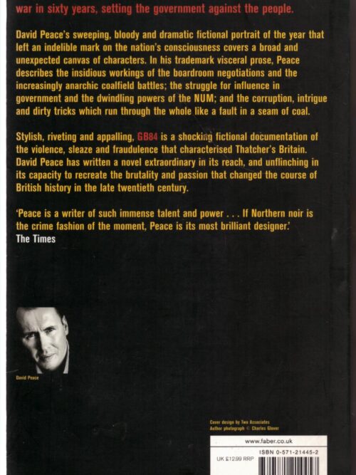 GB84 – David Peace secondhand book