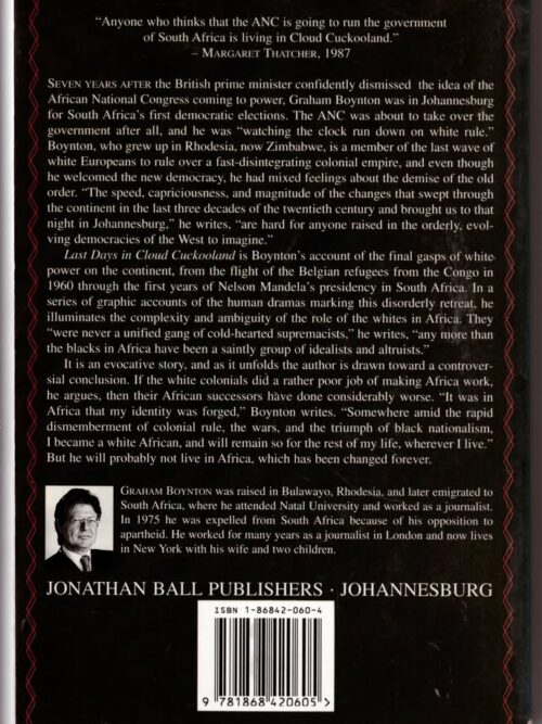 Last Days In Cloud Cuckooland – Graham Boynton secondhand book