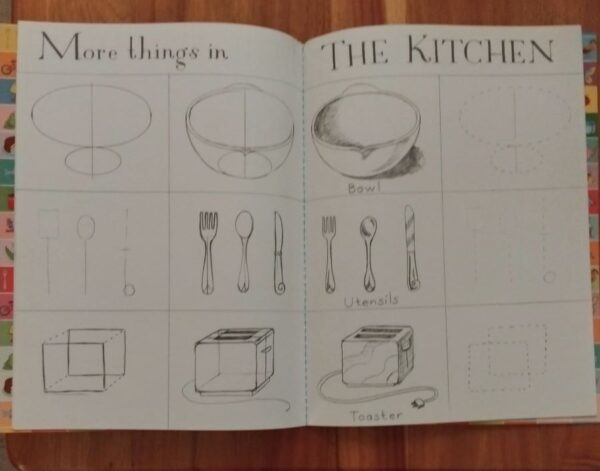 Learn To Draw: Simple Forms In The Home And Garden – Lizzy Rockwell secondhand book