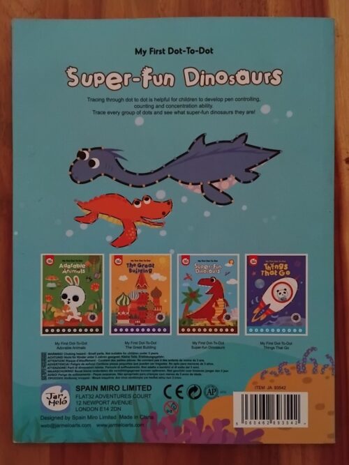 My First Dot-to-dot Book: Super Fun Dinosaurs secondhand book