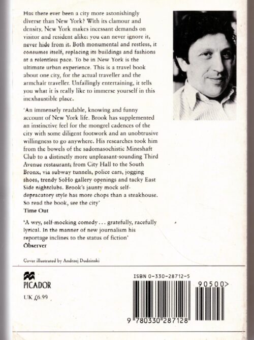 New York Days, New York Nights – Stephen Brook secondhand book