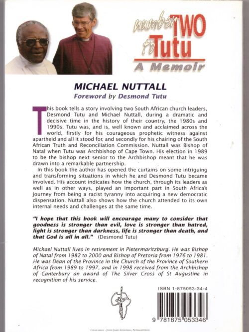 Number Two to Tutu: A Memoir – Michael Nuttall secondhand book