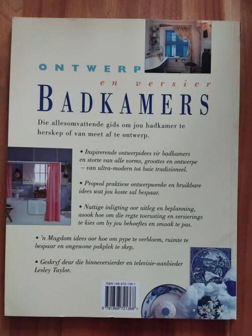 Ontwerp En Versier Badkamers – Lesley Taylor secondhand book