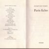 Paris Echo - Sebastian Faulks