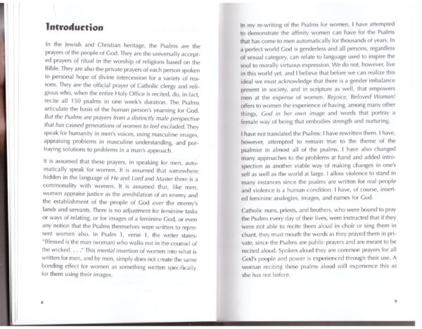 Rejoice, Beloved Woman!: The Psalms Revisioned – Barbara J. Monda secondhand book