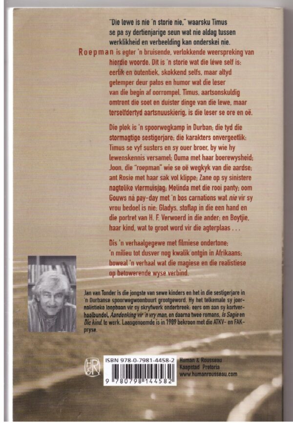 Roepman – Jan Van Tonder secondhand book
