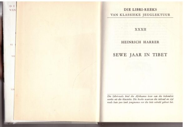 Sewe Jaar In Tibet - Heinrich Harrer