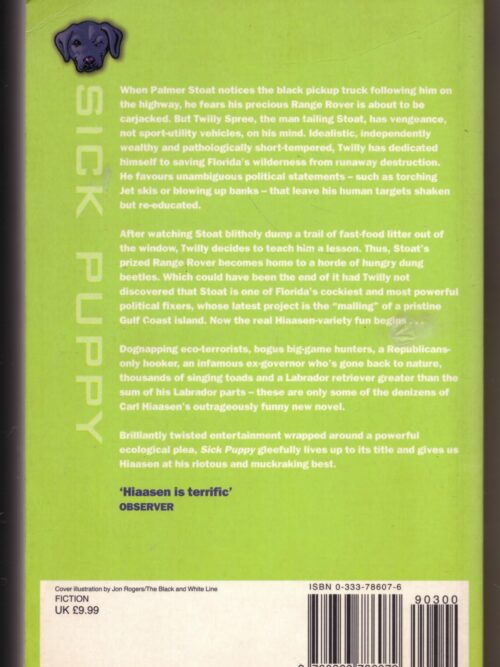 Sick Puppy – Carl Hiaasen secondhand book