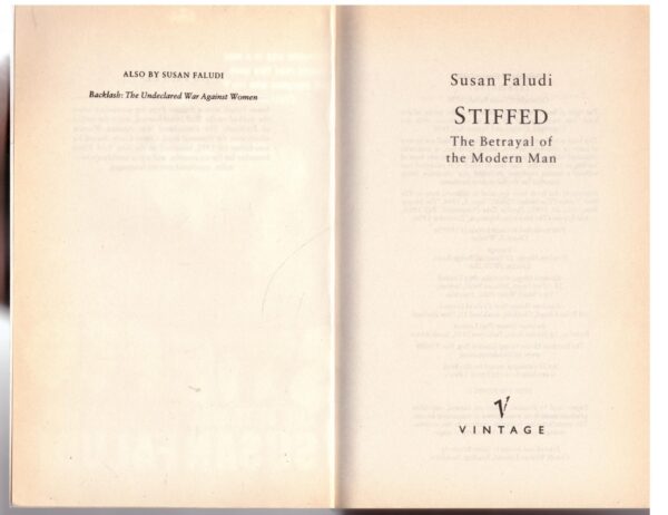 Stiffed: The Betrayal of Modern Man - Susan Faludi